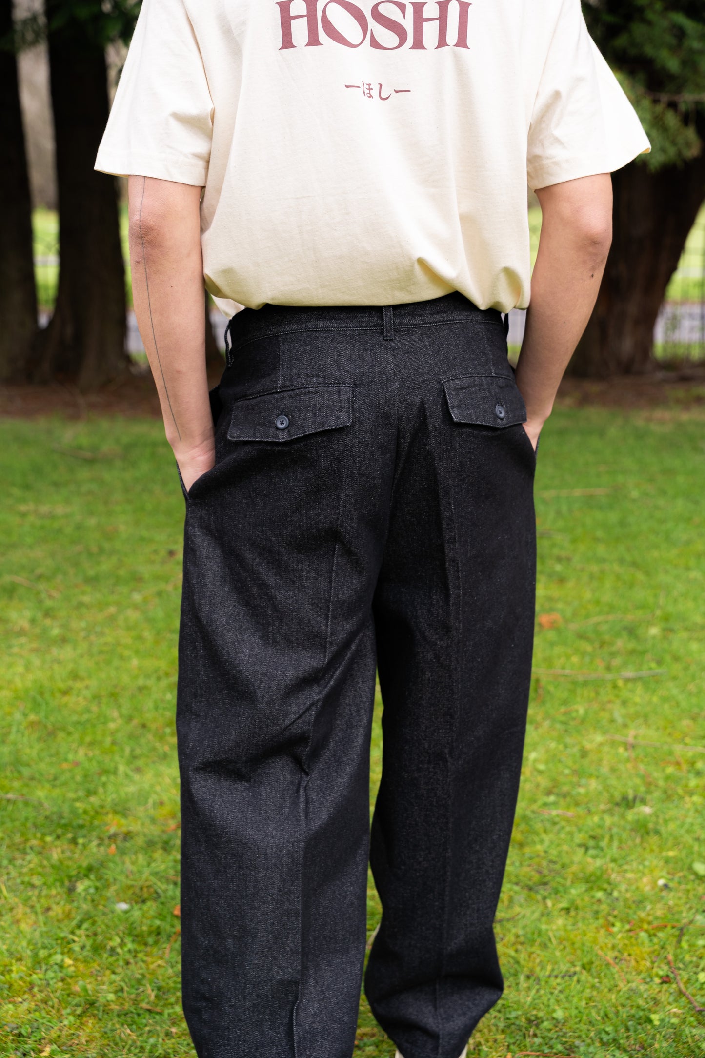 
                  
                    Men's Dark Denim Pants- Black
                  
                
