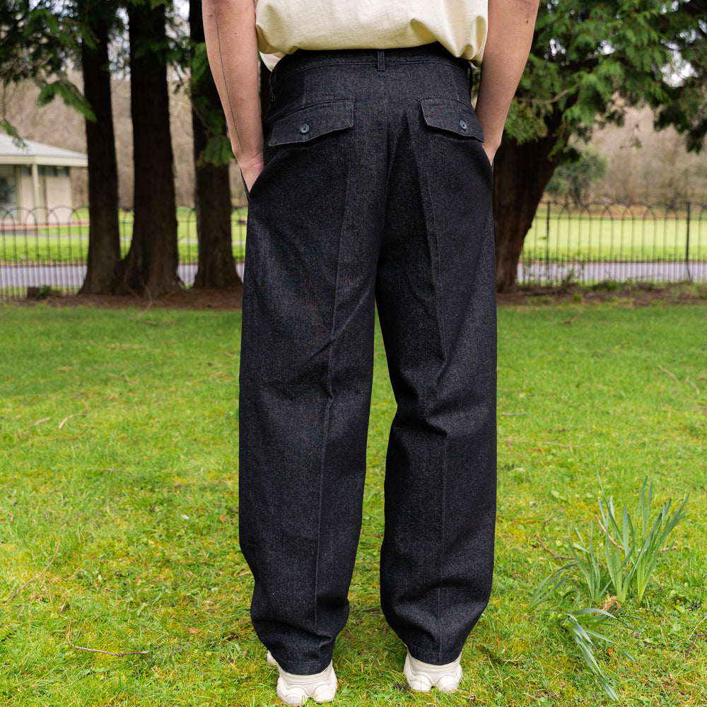 
                  
                    Men's Dark Denim Pants- Black
                  
                