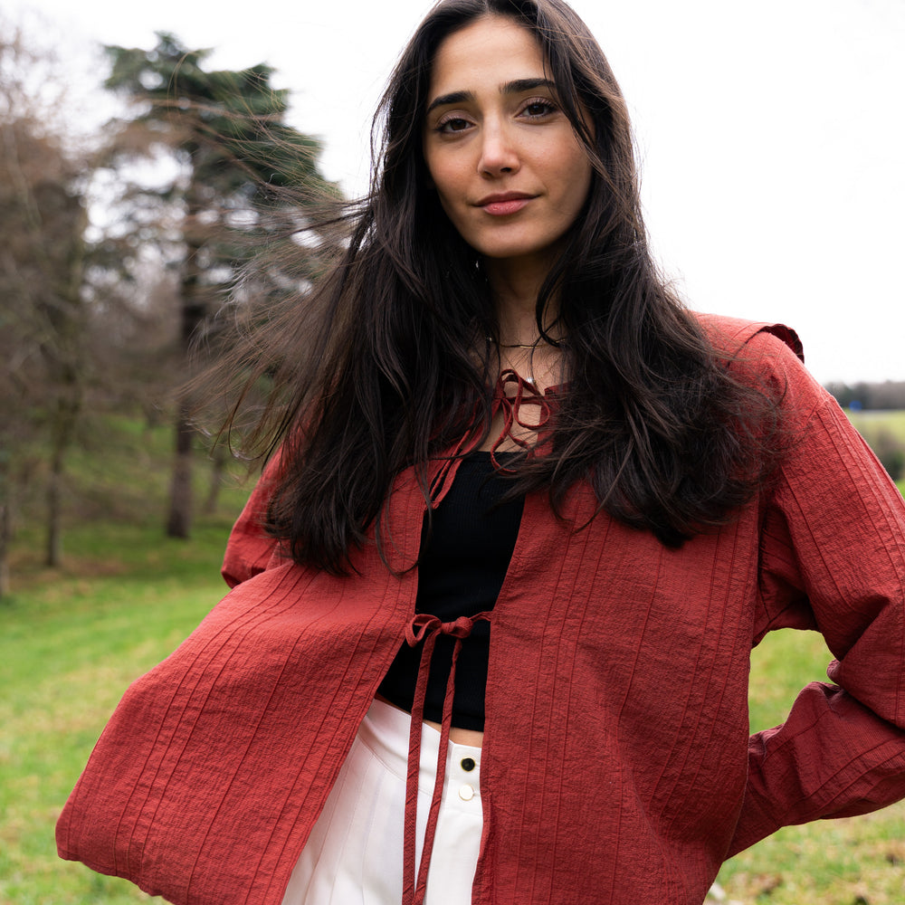 
                  
                    Sailor Cardigan- Wine
                  
                
