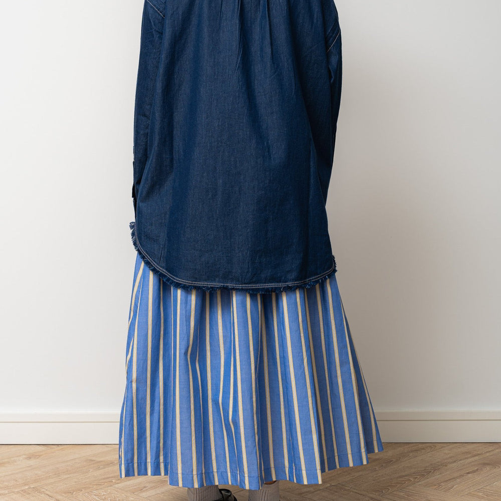 
                  
                    Denim Unisex Button Blouse
                  
                