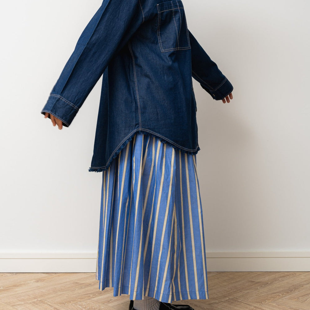 
                  
                    Denim Unisex Button Blouse
                  
                