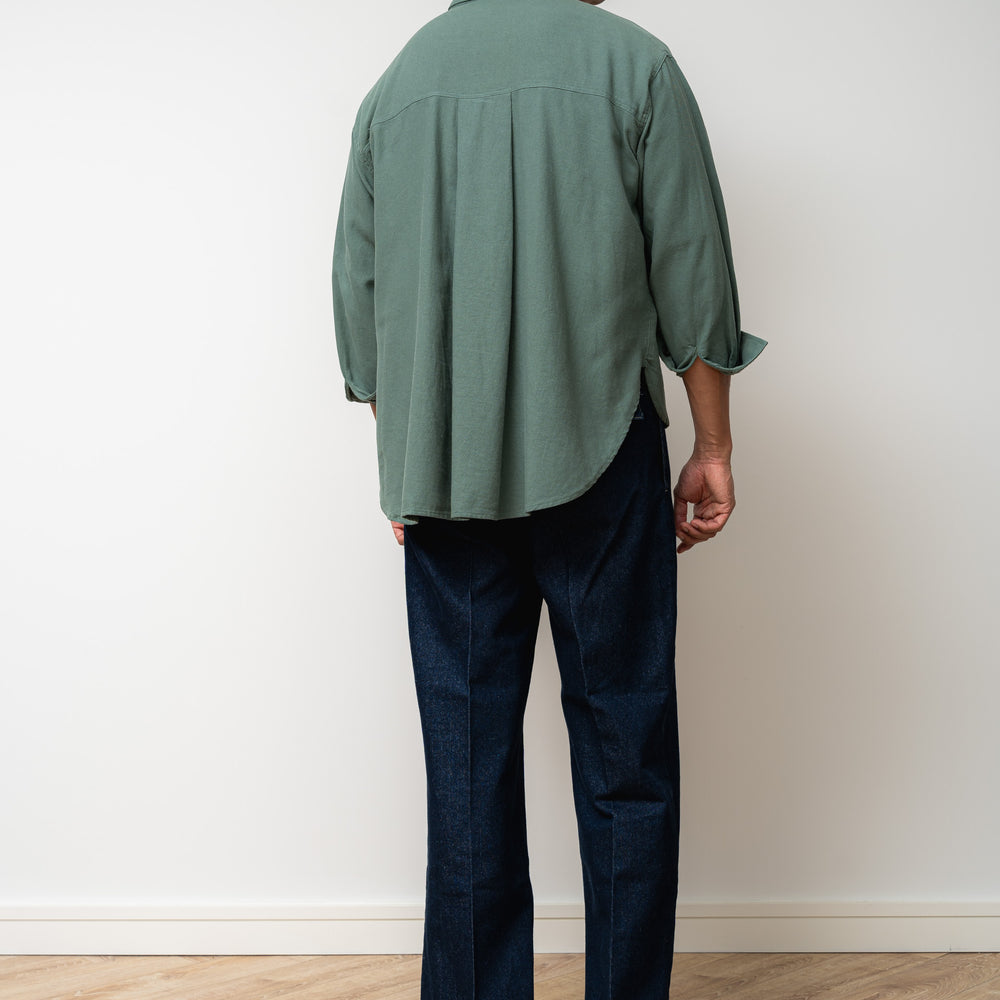 
                  
                    Midori Unisex Pocket Blouse- Green
                  
                