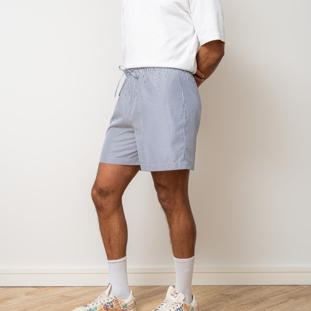 
                  
                    Kawa Unisex Striped Shorts-Blue
                  
                