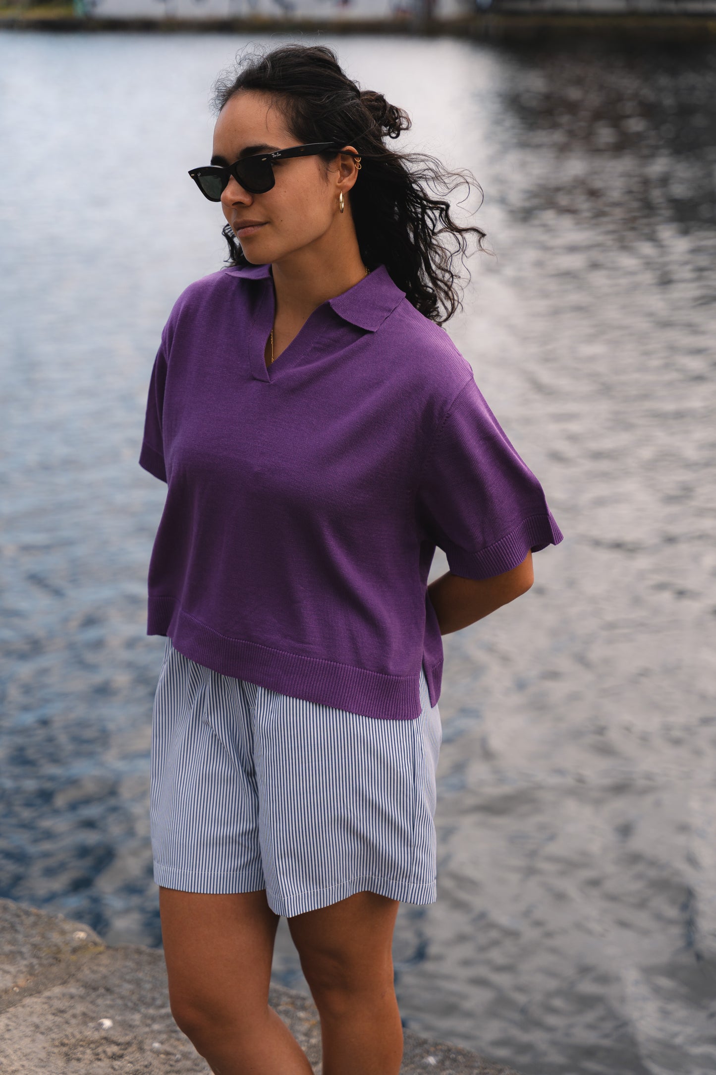 
                  
                    Kawa Unisex Striped Shorts-Blue
                  
                
